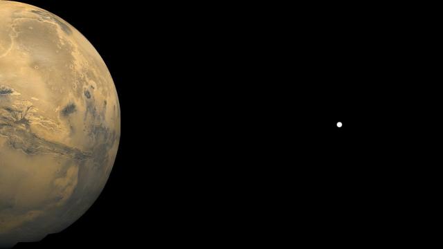 Mars Might Have Had A Kickarse Big Moon Instead Of Two Tiny Crappy Ones 