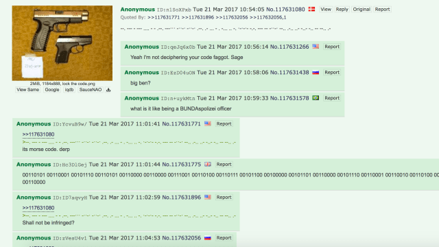 London Attack May Have Been Hinted At By 4chan Post A Day In Advance