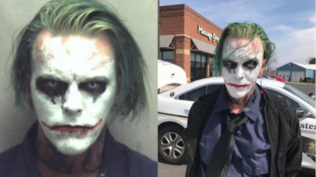 Man In Joker Makeup Charged With Felony For ‘Wearing Mask’