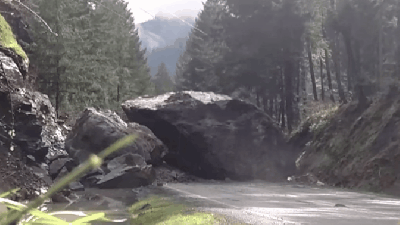 The Destruction Of This 200-Tonne Boulder Proves That Humans Will Not Be Intimidated By Stupid Rocks