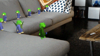 Lemmings, In HoloLens