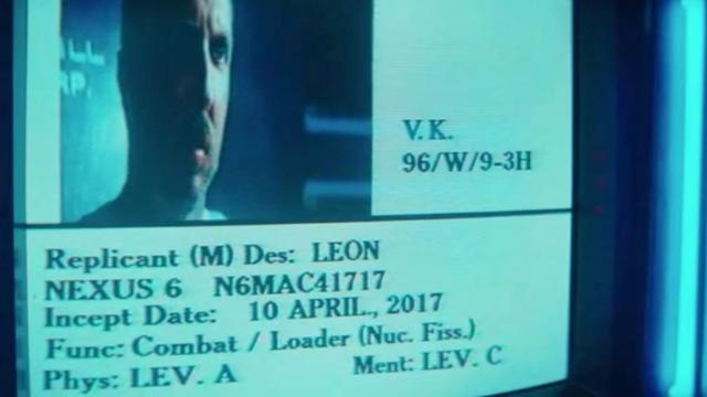 Happy Inception Date To Blade Runner Replicant Leon Kowalski