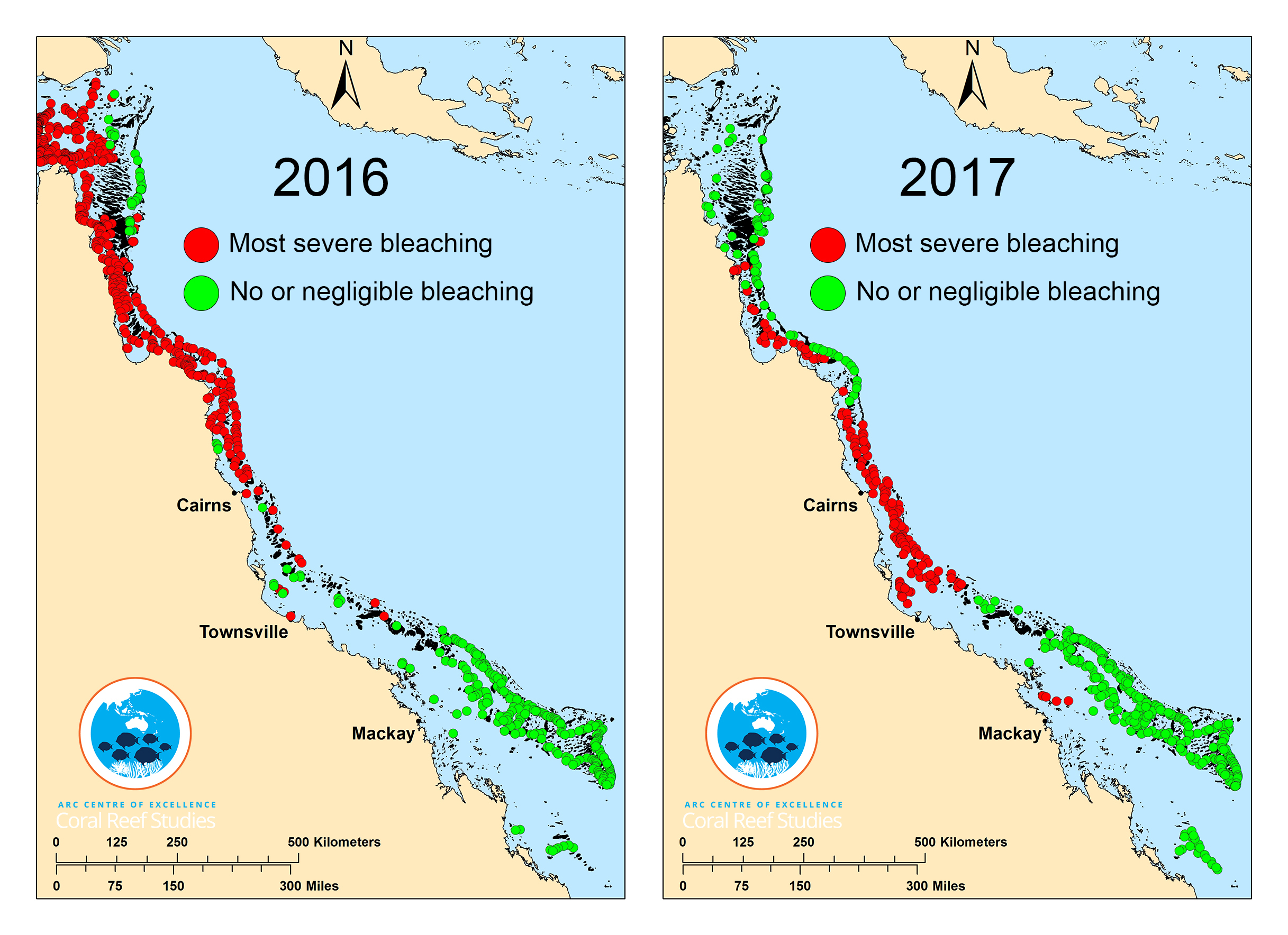 Two Thirds Of The Great Barrier Reef Is Now Officially Bleached