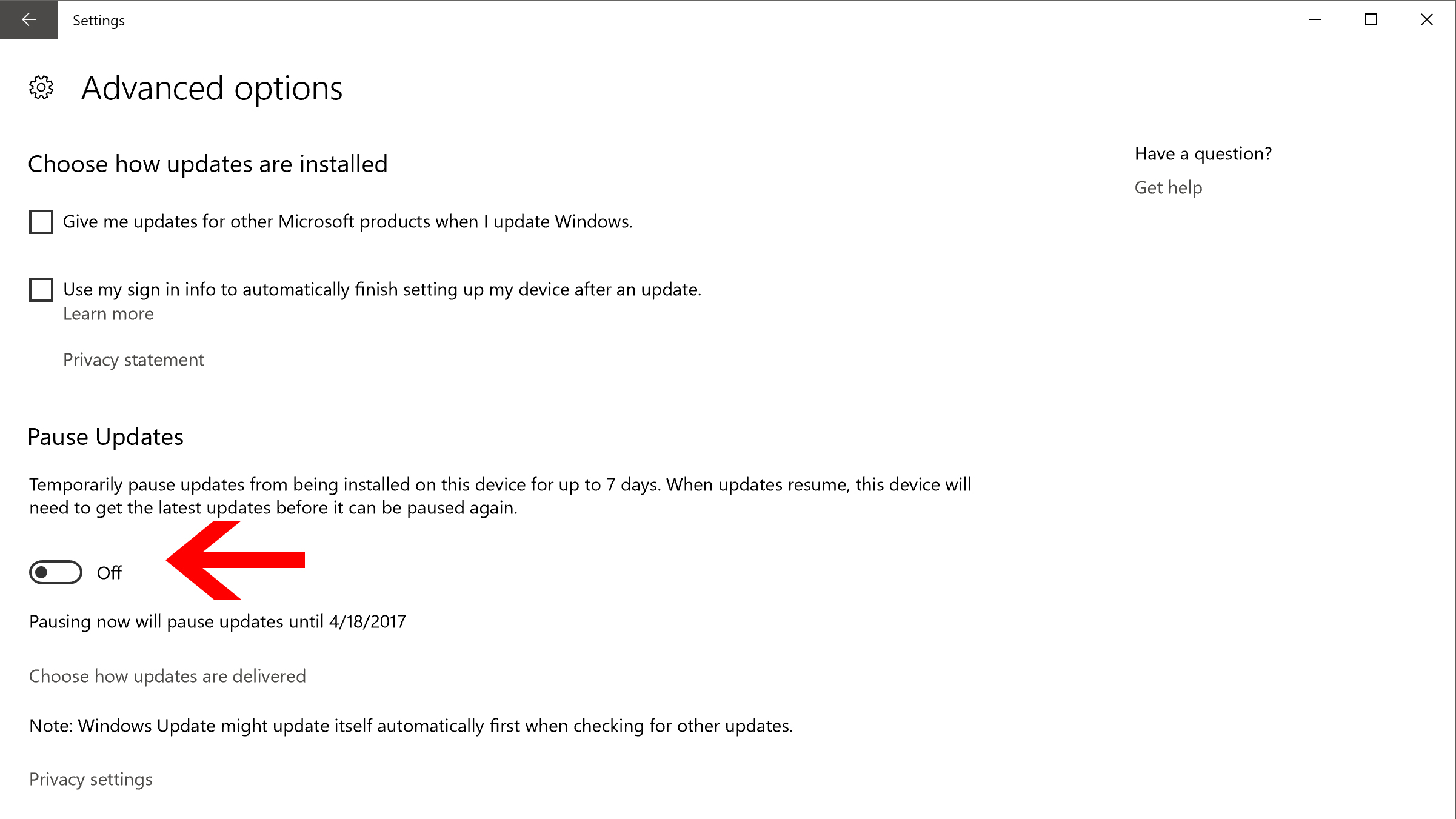 The Latest Windows Update Finally Lets You Put Off Future Updates