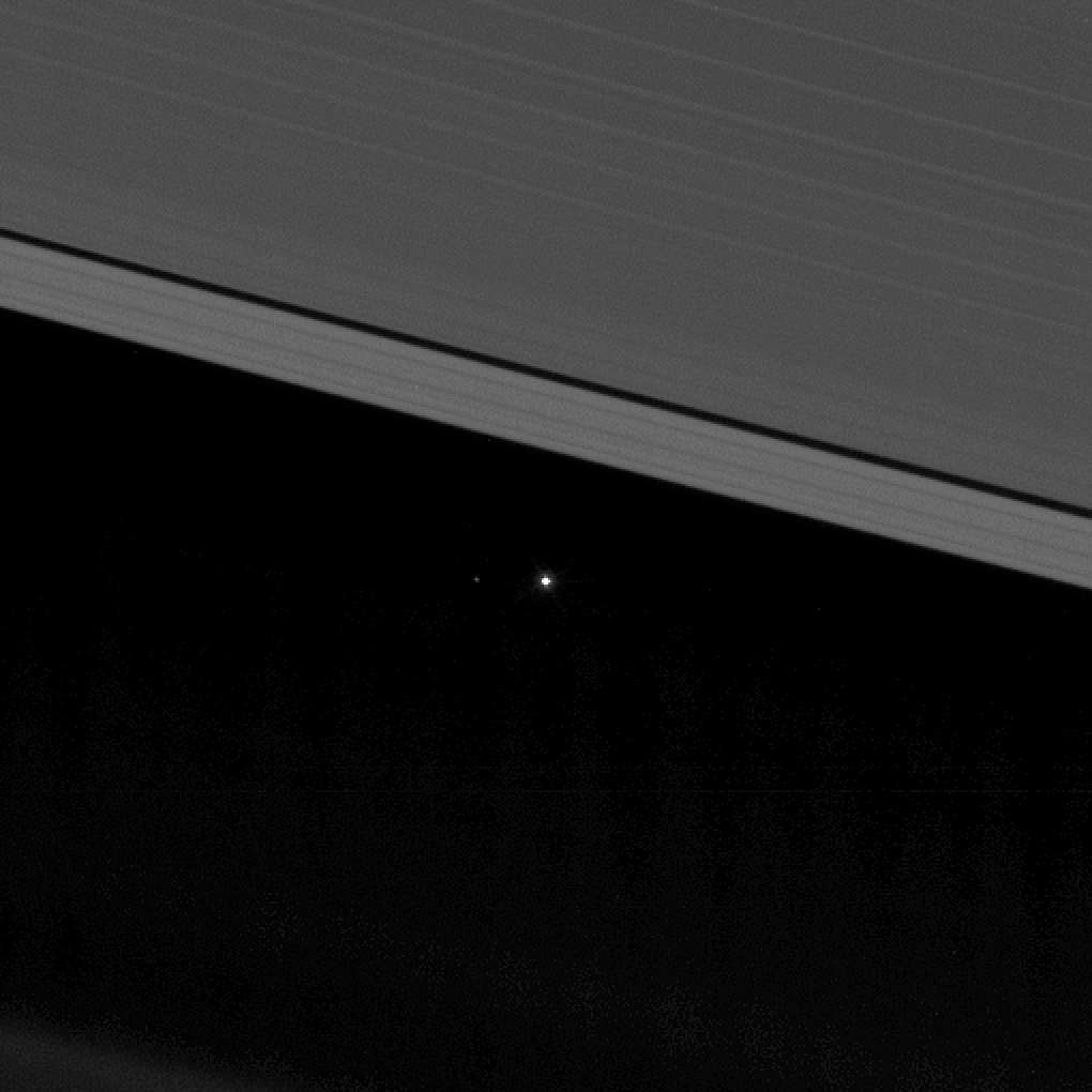 This Picture Of Earth From Within Saturn’s Rings Will Make You Emotional