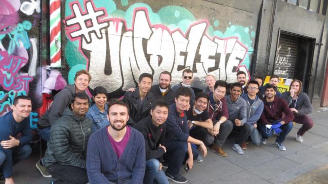 Rad As Hell Uber Employees Tag Wall With Badarse #Undelete Message