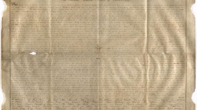 Second Handwritten Copy Of The Declaration Of Independence Discovered In England