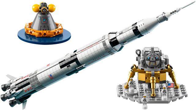 Live Out Your Astronaut Dreams With LEGO’s Metre-Tall NASA Apollo Saturn V Rocket