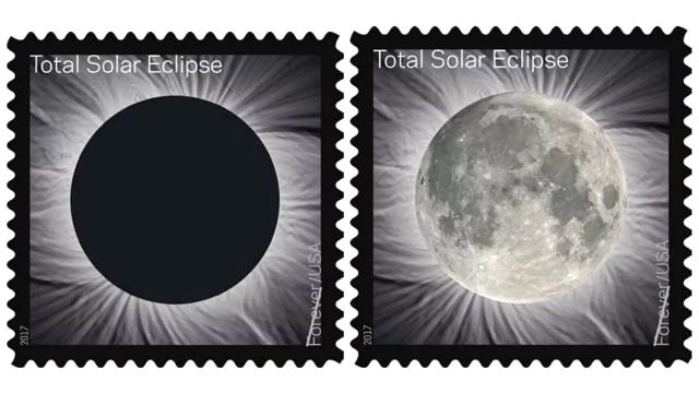 The Moon Magically Appears On The Post Office’s New Total Solar Eclipse Stamp