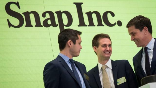 Snapchat Debuts New Disappearing Stock Price