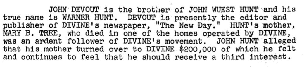Mother Divine, Leader Of A Shady Celibacy Cult, Has A Shockingly Small FBI File
