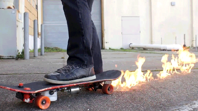 Building A Flamethrower Skateboard Makes All Your Tricks Infinitely More Impressive