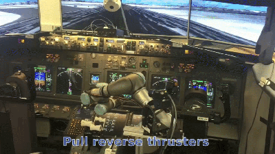 Watch A Robot Land A 737 In A Simulator