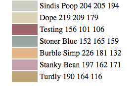 The First AI-Generated Paint Names Include ‘Homestar Brown’ And ‘Stanky Bean’