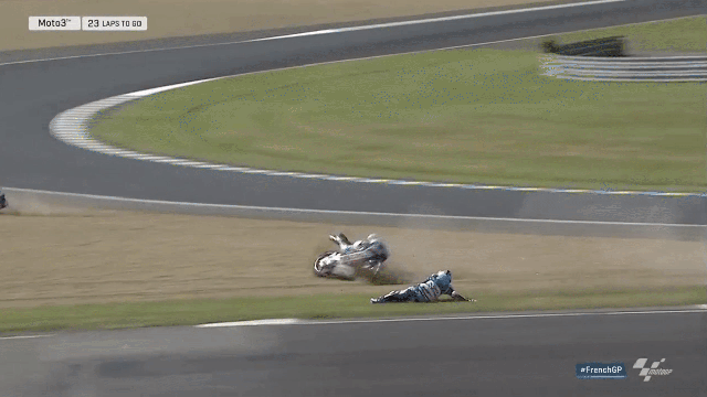 This MotoGP Crash Is So Wild It Doesn’t Seem Real