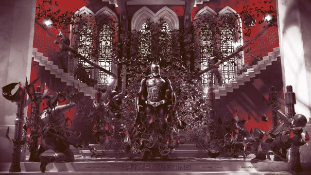 The Best Scene In Batman Begins Comes To Life In An Impressive Group Art Show