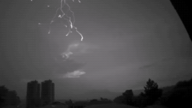 Watching Lightning Strike A Building In Super Slow Motion Is Freaky As Hell