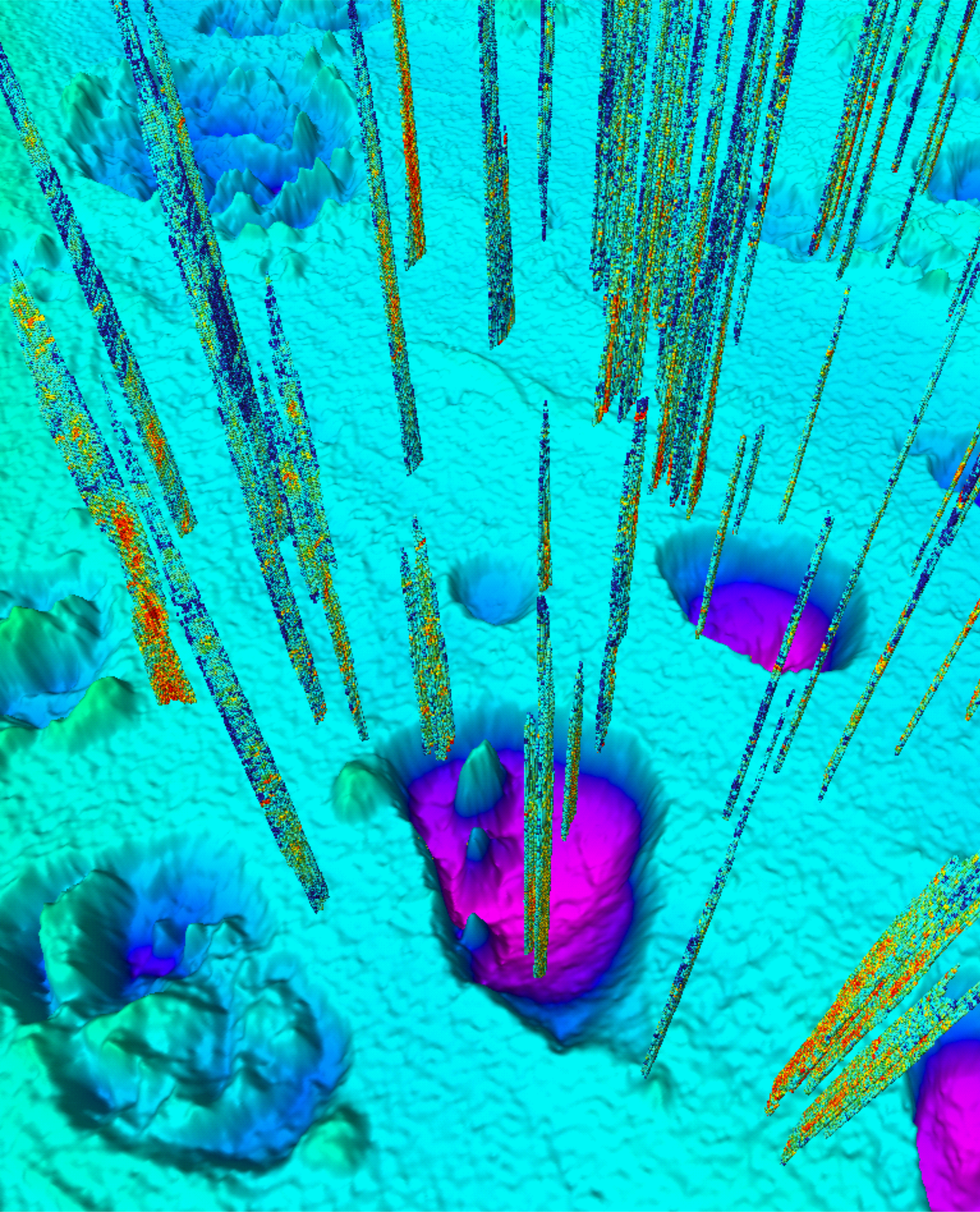 Hundreds Of Giant Seafloor Craters Produced By Explosive Methane Farts