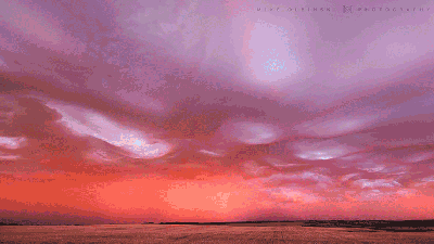 Stunning Timelapse Of Rolling Clouds Looks Like Someone Flipped The Ocean Upside Down