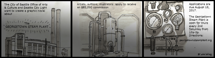 Seattle Offers $112,500 For Artist To Make Graphic Novel About A Power Plant