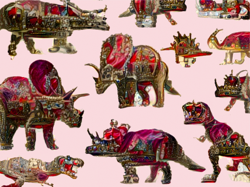 A Neural Network Turned A Book Of Flowers Into Shockingly Lovely Dinosaur Art