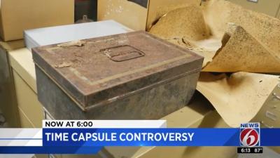 Confederate Group Fights For Possession Of Time Capsule Found In Monument To Losers