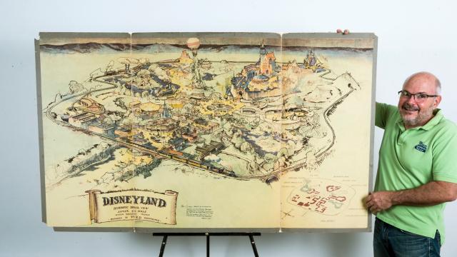 Walt Disney’s Hand-Drawn Map Of Disneyland Just Sold For A Bonkers Price