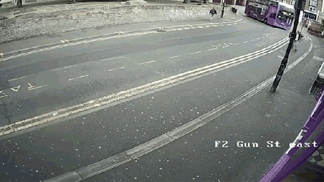 British Badass Gets Thrown 20 Feet By A Runaway Bus, Brushes Himself Off And Walks Away