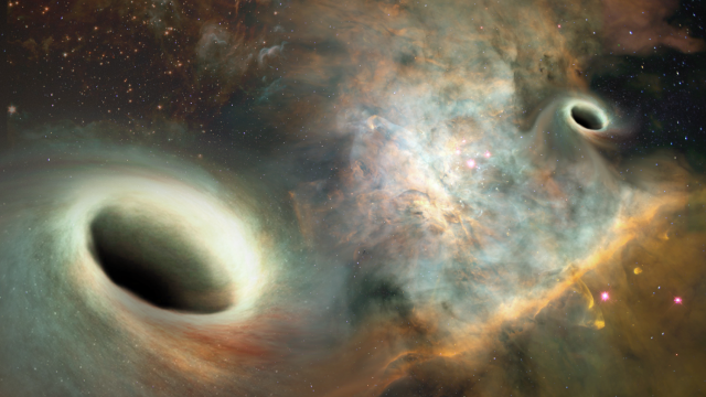 Incredible New Observation Shows Supermassive Black Holes Orbiting Each Other