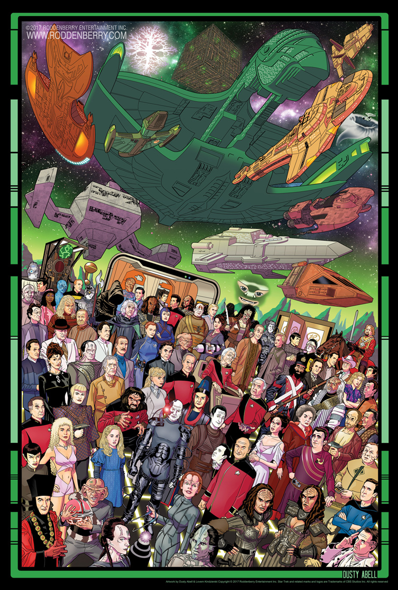 Can You Identify Every Character In These Special 30th Anniversary Star Trek: The Next Generation Posters?