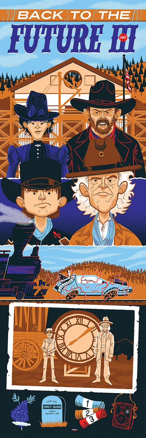 Celebrate All Three Back To The Future Movies With This Delightful Triptych