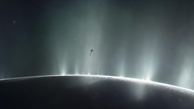 Saturn’s Moon Enceladus Has Toxic Booze On Its Breath