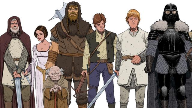 Star Wars Goes Medieval In This Clever Art Print