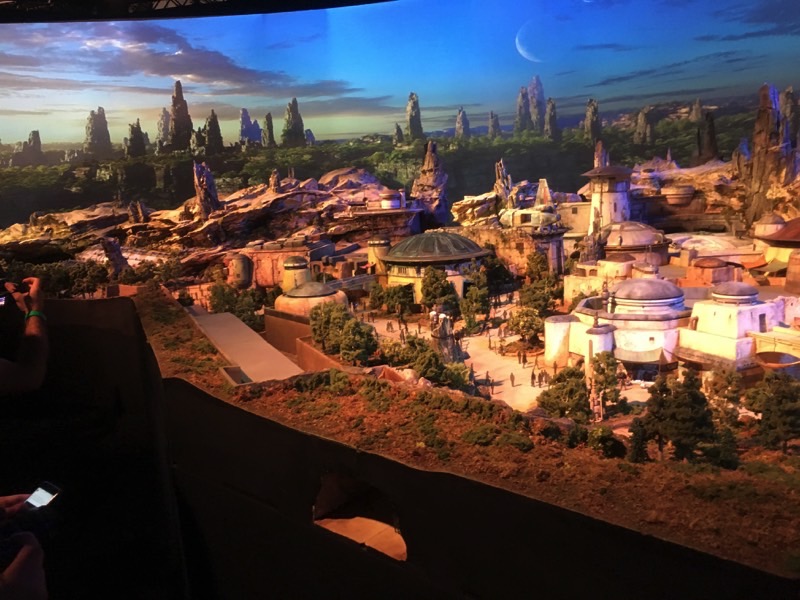 Here’s Your First Look At An Insanely Detailed Model Of Disney’s Star Wars Land (UPDATED)