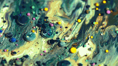 These Artists Use Oil, Paint And Soap To Create Tiny Alien Galaxies