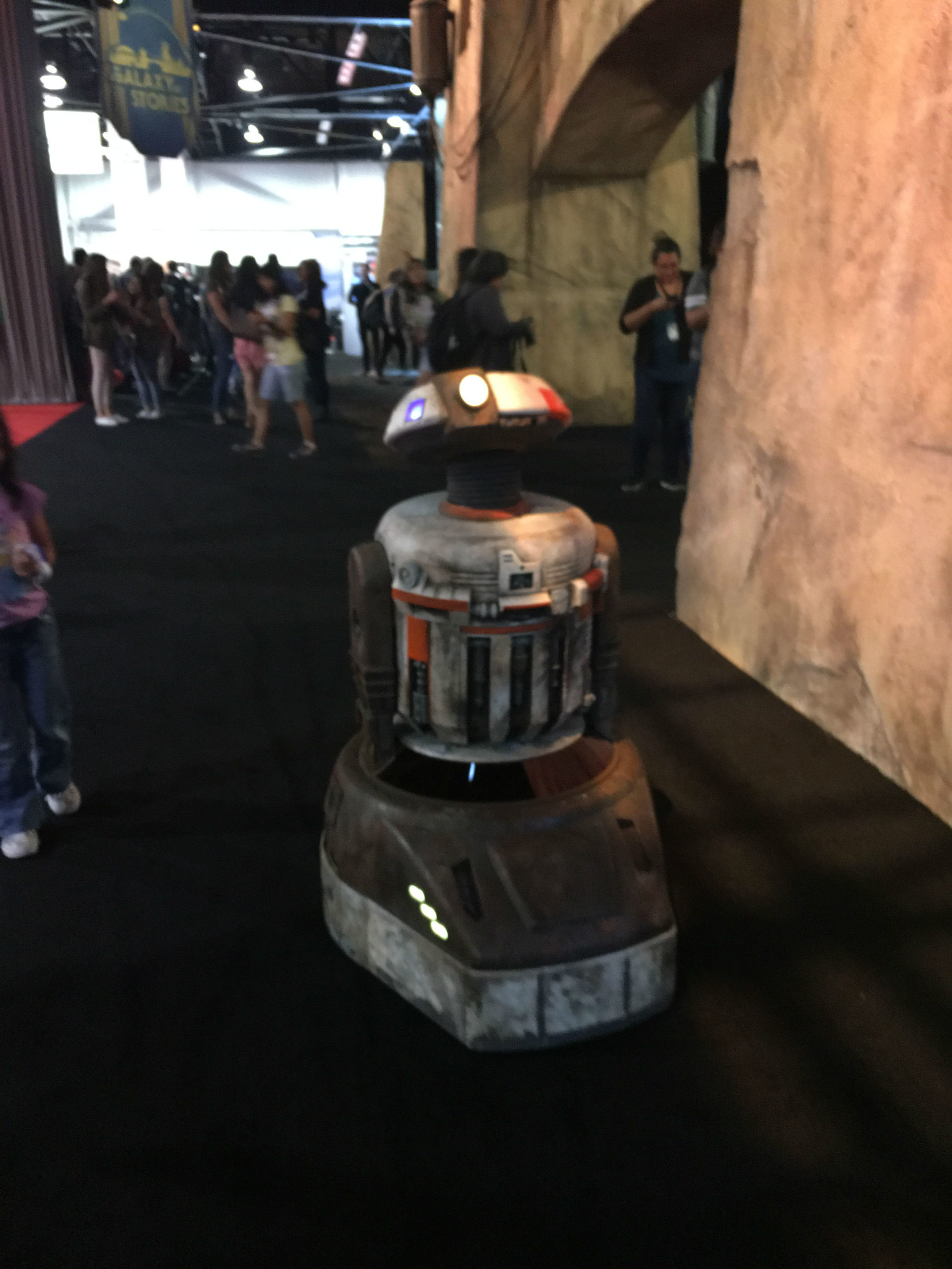 This Mysterious New Droid Is Rolling Around The Star Wars Section At D23 Expo