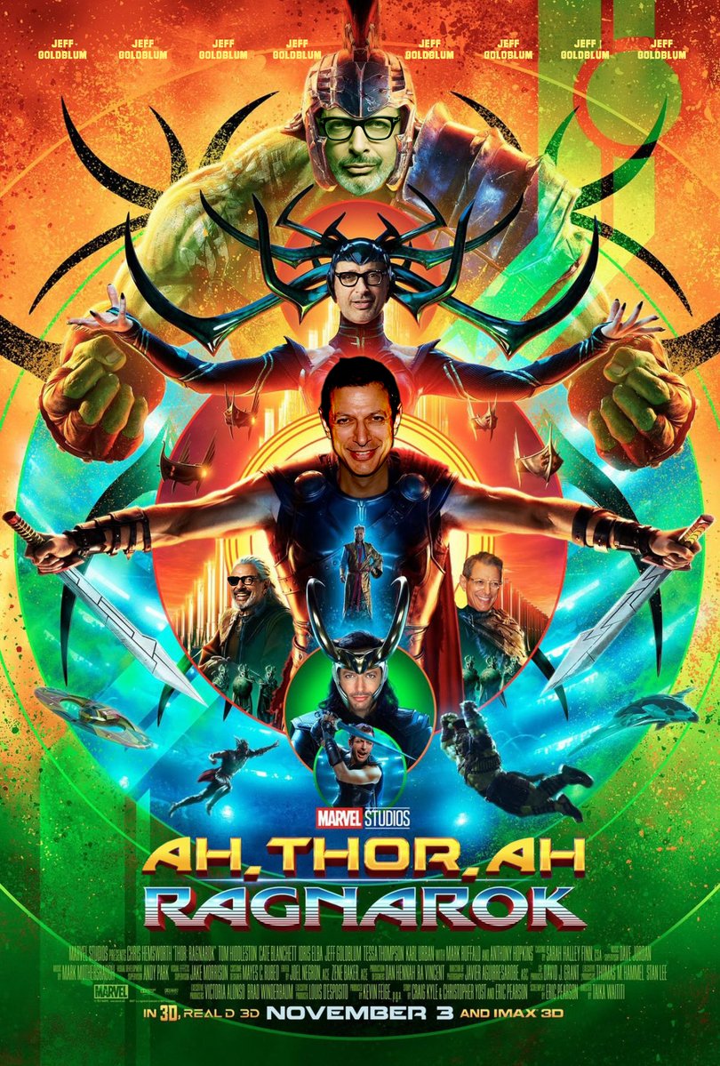 The One Thing The New Thor: Ragnarok Poster Needed To Be Perfect Was More Jeff Goldblum