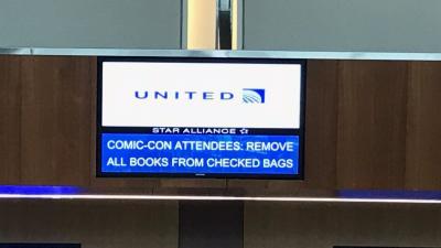 Some Airlines Tell People Leaving Comic-Con They Can’t Check Comics, Which Is Not True