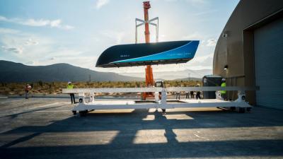 Footage From The First Fast Hyperloop Test Looks Like A Tron-Inspired Fantasy