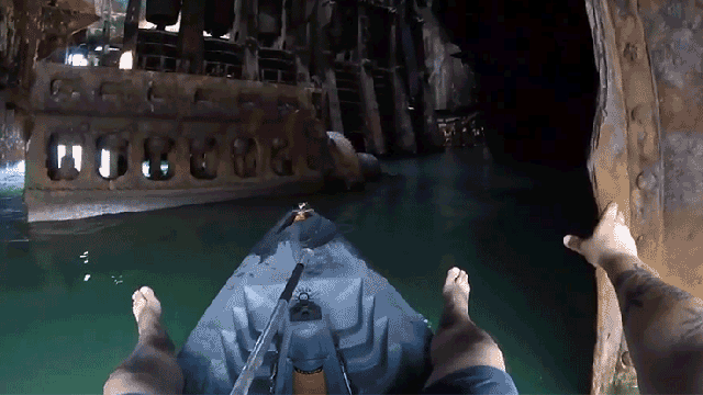 Kayaking Through An Abandoned Shipwreck Is Like Discovering An Ancient Alien Spaceship