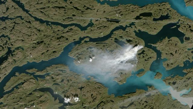 There’s A Freakishly Large Fire Blazing Across Western Greenland