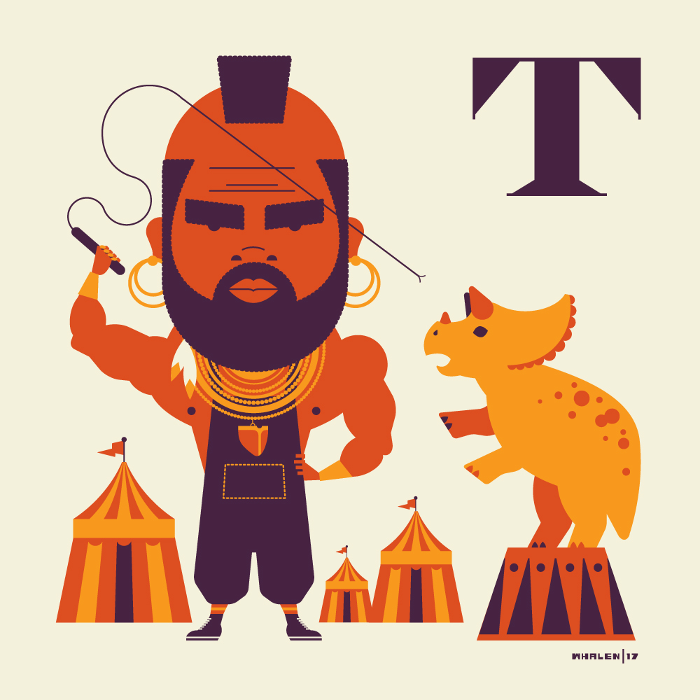 In This Art Show, Every Letter Of The Alphabet Gets A Hilarious Pop Culture Print