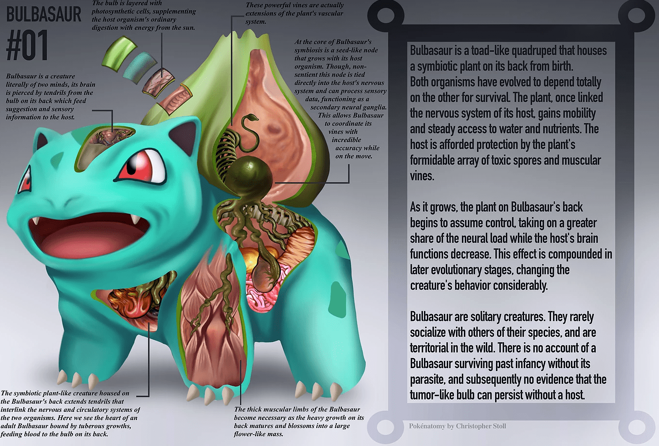 Twisted Anatomy Book Shows What It Would Be Like To Dissect Your Favourite Pokémon