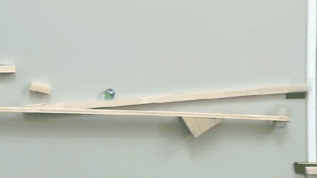 This Epic Rube Goldberg Machine Includes A Gravity-Defying Whiteboard Flip