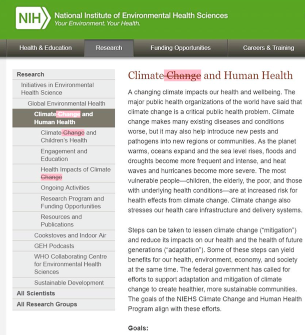 Another US Government Agency Has Purged References To Climate Change From Its Site 