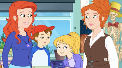 The Original Ms Frizzle Hands The Keys Over To A New Generation In The Magic School Bus Rides Again Trailer