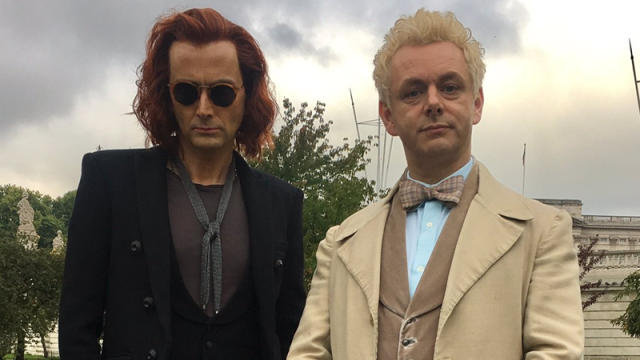 Our First Look At David Tennant And Michael Sheen In Good Omens