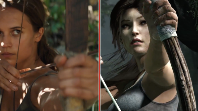 This Video Shows How Much The Tomb Raider Movie Owes To The Video Game