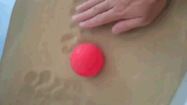 Watch Sand Magically Flow Like A Liquid When Pumped Full Of Air