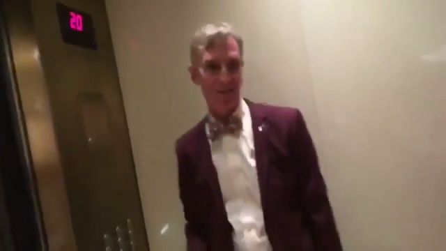 Bill Nye Is Totally Chill About What’s Happening In This Elevator